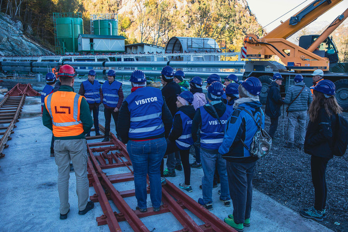 Hône 2, visite al cantiere: 80 persone alla scoperta della nuova centrale idroelettrica Hône 2, visite al cantiere: 80 persone alla scoperta della nuova centrale idroelettrica