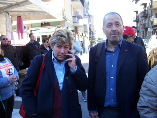 Susanna Camusso con il segretario regionale della Cgl Domenico Falcomatà