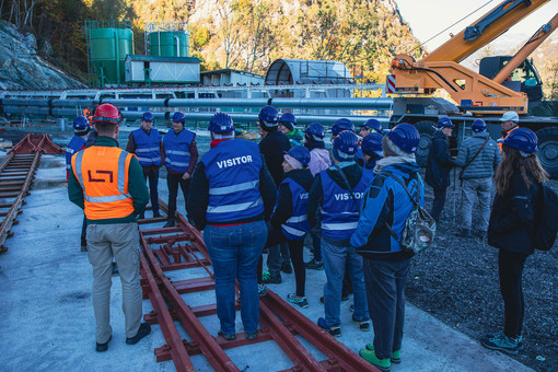 Hône 2, visite al cantiere: 80 persone alla scoperta della nuova centrale idroelettrica Hône 2, visite al cantiere: 80 persone alla scoperta della nuova centrale idroelettrica