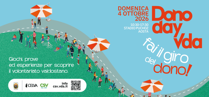 DonoDay VDA 2026: oltre 2.000 prove per scoprire il valore del volontariato DonoDay VDA 2026: oltre 2.000 prove per scoprire il valore del volontariato