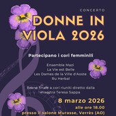 Verrès, le voci delle donne cantano per la vita: torna il concerto solidale “Donne in Viola”