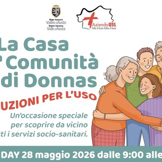 Donnas apre le porte della sanità di territorio: il 28 maggio open day alla Casa della Comunità