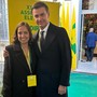 Alessia Gonteir, presidente di Coldiretti VdA con il presidente nazionale Ettore Prandini