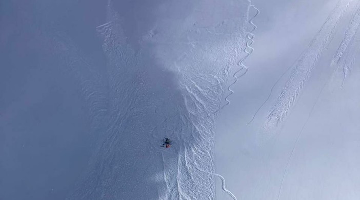 Intervento del Soccorso Alpino Valdostano per valanga alla Colle di Malatrà