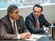 L'assessore regionale alla Sanità, Antonio Fosson (sin.) e Luca Friggerio, Amministratore univo della Casino de la Vallée spa