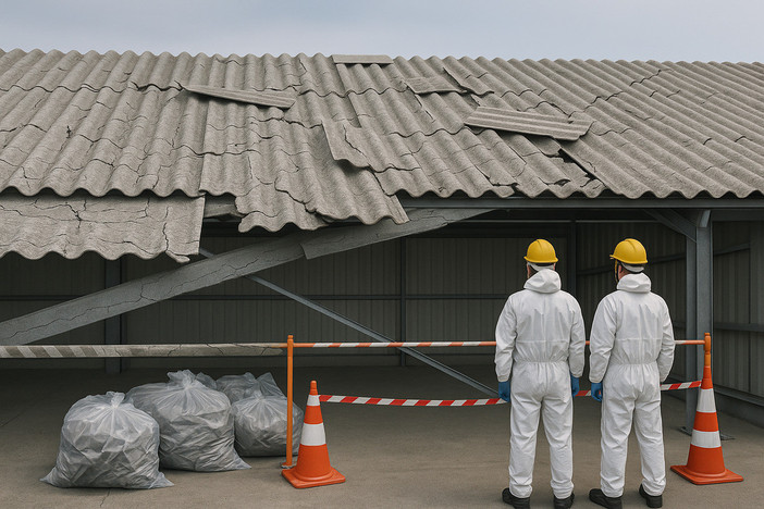 Smaltimento amianto: cosa fare se il tetto è danneggiato da vento o eventi meteo Smaltimento amianto: cosa fare se il tetto è danneggiato da vento o eventi meteo