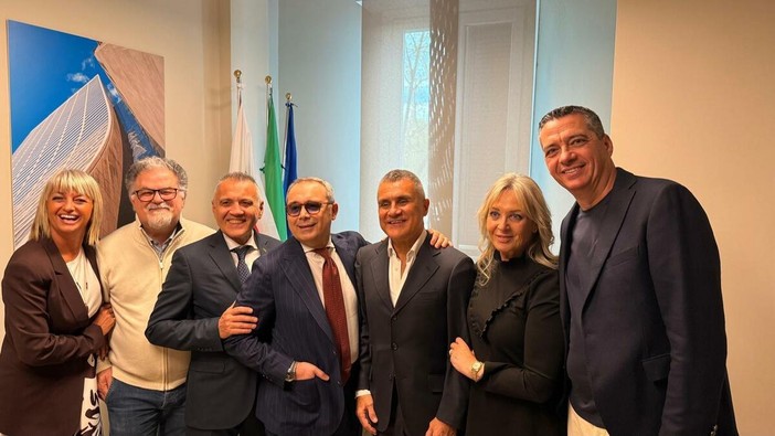 Da sinistra: Chiara Fabbri, Giancarlo Reverenna, Giuseppe Scanu, Gianluca Marcello, Gian Mario Pileri, Sandra Paoli, Alessandro Patti