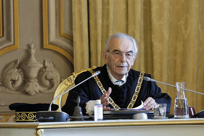 Giovanni Amoroso presidente della Corte Costituzionale