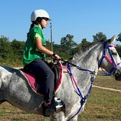 Giorgia Pisano con Zagaia dei Laghi