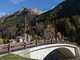 Il nuovo ponte in località Trinò/Pont Sec, a Gressoney-Saint-Jean