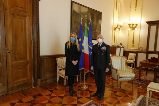Il Sottosegretario alla Difesa Pucciarelli e il Generale Vecciarelli