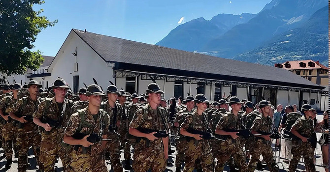 I giovani Alpini del Centro Addestramento Alpino I giovani Alpini del Centro Addestramento Alpino
