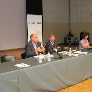Un momento dell'inaugurazione dell'Anno giudiziario tributario che si è svolta ad Aosta