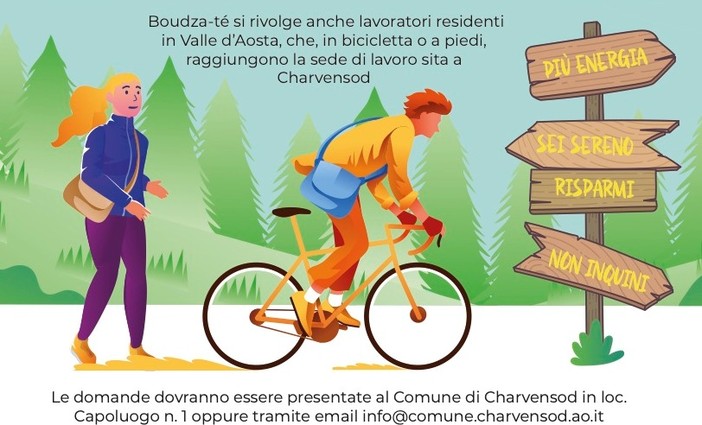 A Charvensod torna “Boudza-té”, il progetto che premia chi si muove in modo sostenibile