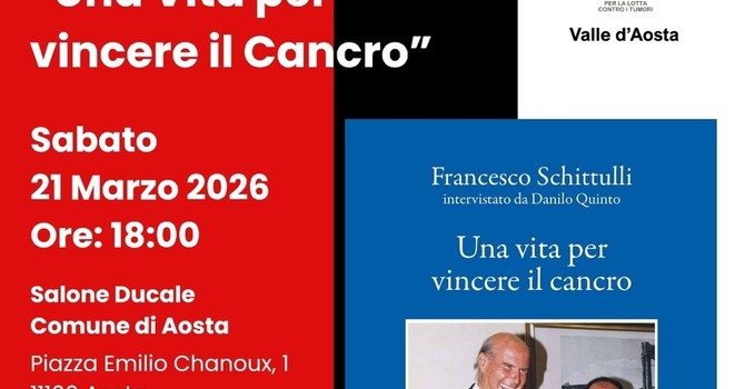 Il Presidente Nazionale LILT Francesco Schittulli ad Aosta: una prima volta storica per la Valle d’Aosta