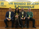 Da sn: Sergio Capelli amministratore, Alice De Marco, direttrice; Giorgio Prino, presidente; Angelo Porta, vicepresidente