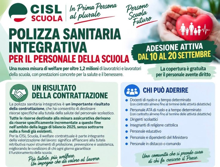 ASSICURAZIONE SANITARIA INTEGRATIVA PER IL PERSONALE DELLA SCUOLA CISL SCUOLA VALLE D’AOSTA E SNALS SOLLECITANO L’ATTIVAZIONE ANCHE PER I DOCENTI VALDOSTANI ASSICURAZIONE SANITARIA INTEGRATIVA PER IL PERSONALE DELLA SCUOLA CISL SCUOLA VALLE D’AOSTA E SNALS SOLLECITANO L’ATTIVAZIONE ANCHE PER I DOCENTI VALDOSTANI