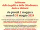 A maggio prende il via l’evento “Settimane della Legalità e della Cittadinanza – Aosta e dintorni”