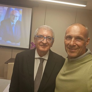 Walter Musso (sn) con Tommaso Foti  Ministro per gli Affari Europei, il PNRR e le Politiche di Coesione