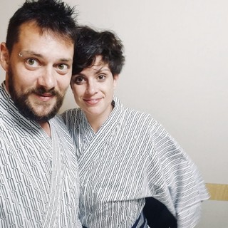 Nicholas Pera con la moglie Roberta