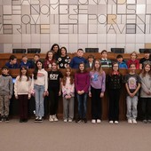 Portes ouvertes, il Consiglio Valle apre ai più giovani: educazione civica in Aula per la quinta A Einaudi