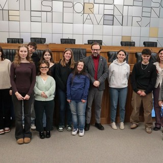 Al centro il Presidente Stefano Aggravi del Conisglio Valle