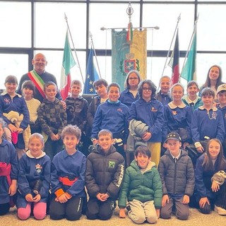 In visita all'aula del Consiglio comunale