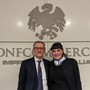 A destra Clara Acerbi Presidente Ali Confcommercio VdA e Paolo Ambrosini Presidente Ali Confcommercio A destra Clara Acerbi Presidente Ali Confcommercio VdA e Paolo Ambrosini Presidente Ali Confcommercio