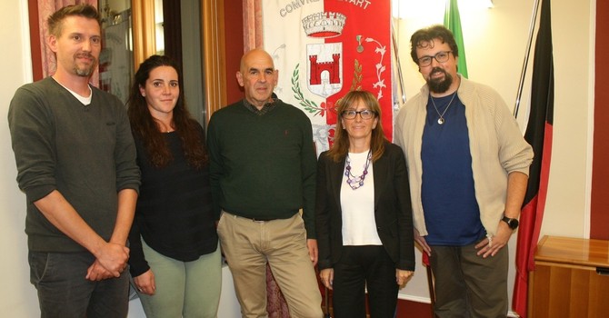 I consiglieri di Quart Demain, al centro il capogruppo Ennio Barocco I consiglieri di Quart Demain, al centro il capogruppo Ennio Barocco