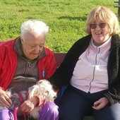 Inconiugi Roberta e Lodovico Marchisio con Cherì