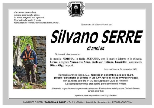 IN MEMORIA: Arrivederci, Silvano IN MEMORIA: Arrivederci, Silvano