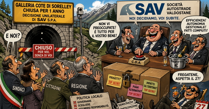 Vignetta realizzata da IA