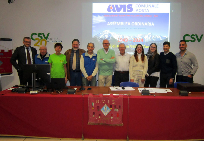 75 anni di impegno: Assemblea Avis Aosta celebra successi passati e pianifica il futuro