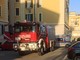 L'intervento dei Vigili del fuoco al quartiere Cogne di Aosta