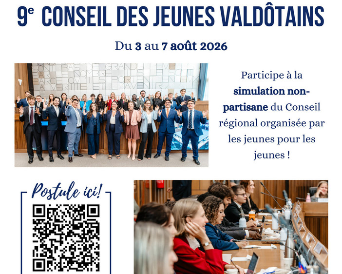 Simulation parlementaire à Aoste : réouverture des candidatures pour le Conseil des Jeunes Valdôtains Simulation parlementaire à Aoste : réouverture des candidatures pour le Conseil des Jeunes Valdôtains