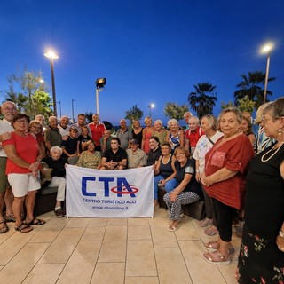 Il Gruppo del CTA con Alberto Tomba