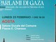 Parlami di Gaza ad Aosta Parlami di Gaza ad Aosta