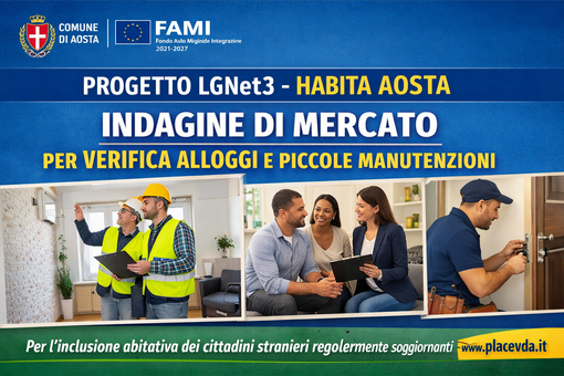 Habita Aosta: indagine di mercato per verificare gli alloggi e sostenere l’inclusione abitativa