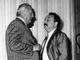 A ds Bruno milanesio con l'allora presidente della REgione l''unionista Mario Andrione A ds Bruno milanesio con l'allora presidente della REgione l''unionista Mario Andrione