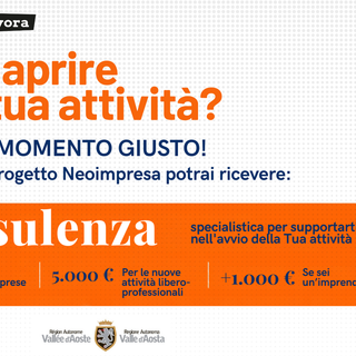 #VDAlavora: Torna il Bando Neoimpresa a sostegno dei nuovi progetti d'impresa