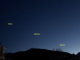 Foto presa il 6 dicembre, quando una sottile falce di Luna si aggiungeva all’allineamento dei tre pianeti