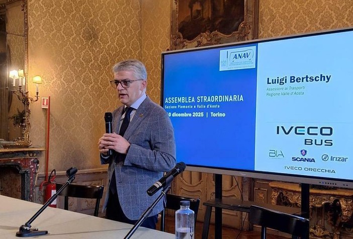 Il vice presidente della giunta Luigi Bertschy Il vice presidente della giunta Luigi Bertschy