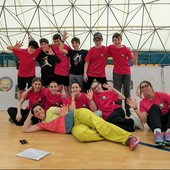 Nella foto: la squadra vincente della Istituzione Scolastica Valdigne Mont Blanc di Morgex (AO). Nella foto: la squadra vincente della Istituzione Scolastica Valdigne Mont Blanc di Morgex (AO).