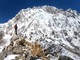 Hervé Barmasse ai piedi della montagna che si è rifiutata a Messner