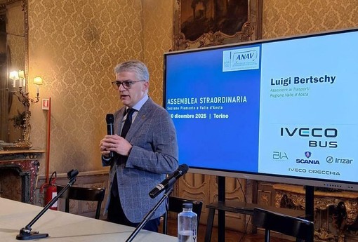 Il vice presidente della giunta Luigi Bertschy Il vice presidente della giunta Luigi Bertschy