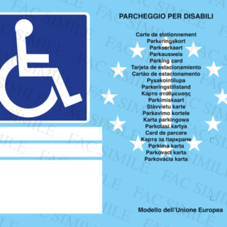 Ad Aosta il contrassegno disabili diventa davvero europeo