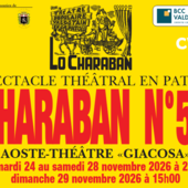 Lo Charaban torna a lo Giacosa: la 56^a edizione l’é de retour du 24 a lo 29 de novembre Lo Charaban torna a lo Giacosa: la 56^a edizione l’é de retour du 24 a lo 29 de novembre