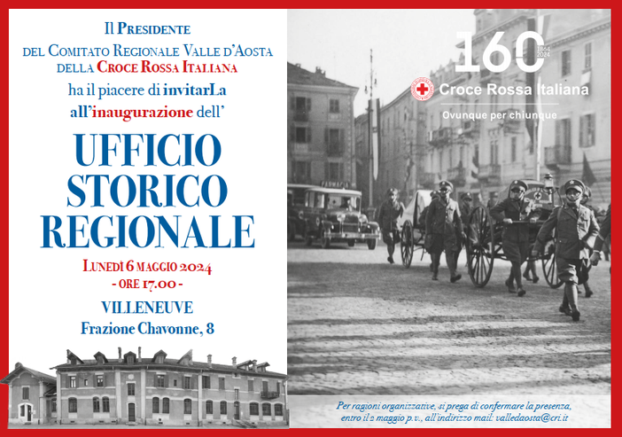 160° anniversario della nascita della Croce Rossa Italiana (1864-2024)