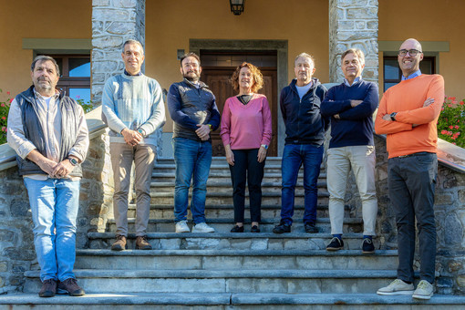 Da sx Massimo Rey, Ephrem Truchet, Simone Casale Brunet, Alessia Di Addario, Alberto Motta, Roberto Rota, Federico Perrin Da sx Massimo Rey, Ephrem Truchet, Simone Casale Brunet, Alessia Di Addario, Alberto Motta, Roberto Rota, Federico Perrin