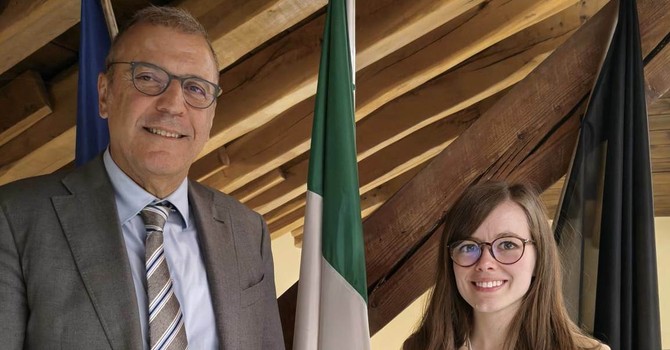 Corrado Cometto e Sylvie Hugonin Corrado Cometto e Sylvie Hugonin